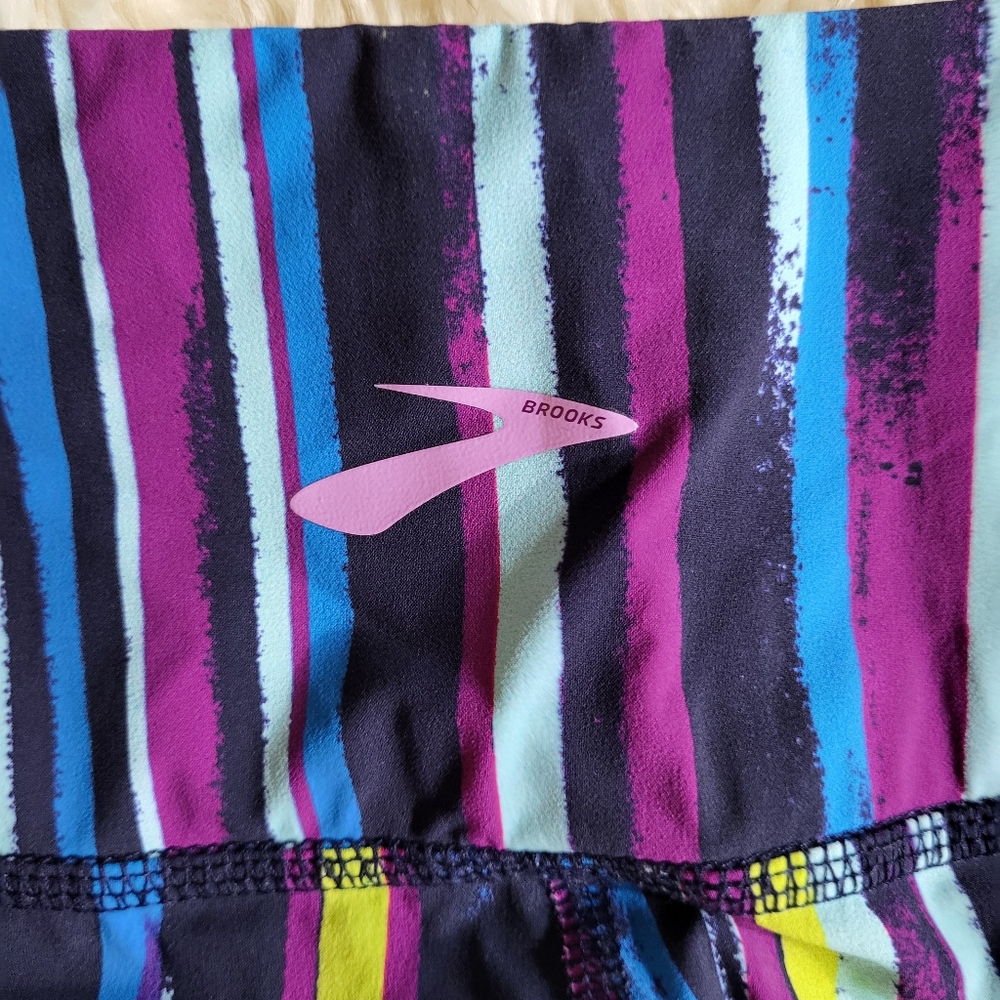 Brooks Women's Ghost Tights Navy Lightray Leggings Size L - Picture 13 of 15